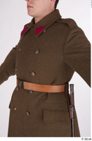  Photos Czechoslovakia Soldier in uniform 2 Czechoslovakia soldier Historical Clothing army brown uniform upper body 0002.jpg